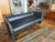 Gary Lee for Niedermeier Black Leather Architectural Sofa, Mid-1990s For Sale In Chicago - Image 6 of 12