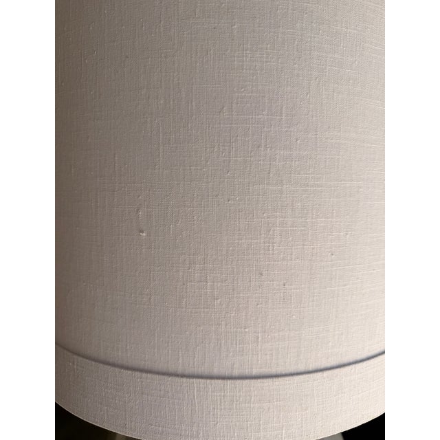 Jamie Young Jamie Young White & Brown Table Lamp For Sale - Image 4 of 4
