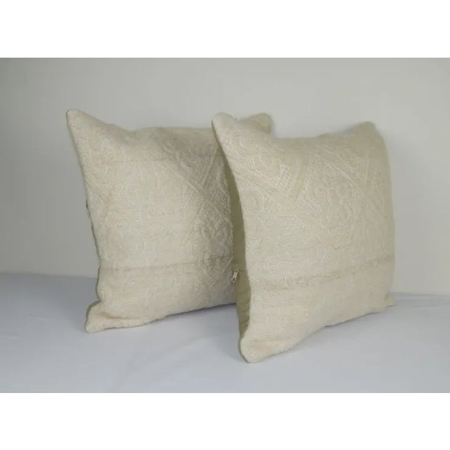 This Turkish handwoven kilim pillow is made from Anatolia and Middleast Kilim fragments. Each of our kilim pillow cover is...