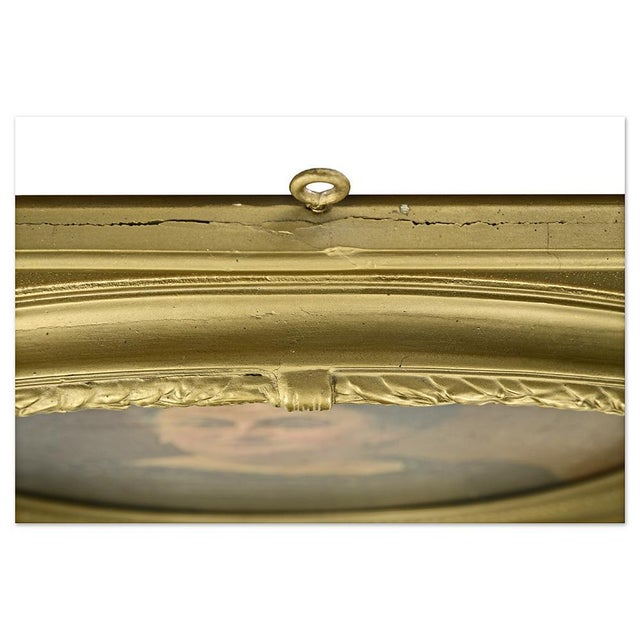 Moreau Deschamps, Portraits of a Belgian Couple, 1905, Oil on Canvases, Framed, Set of 2 For Sale - Image 11 of 15