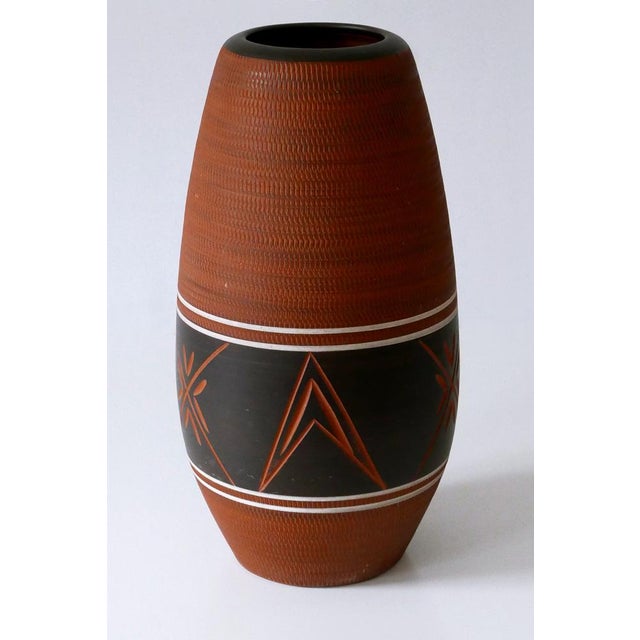 Large Mid-Century Modern Ceramic Floor Vase, Germany, 1960s For Sale - Image 9 of 18