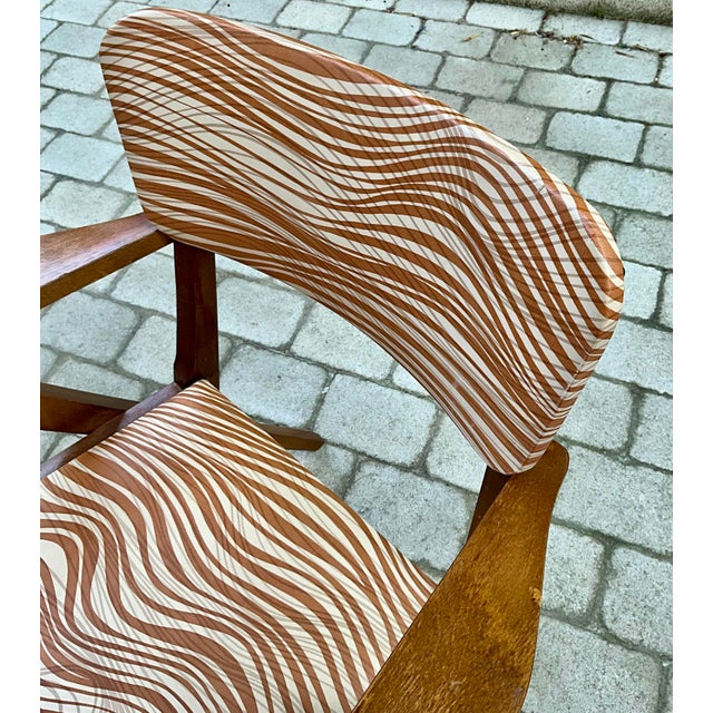 Mid-Century Modern Wood Armchairs, 1960s, Set of 2 For Sale - Image 9 of 10