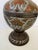 Brass Vintage Etched Enameled Brass Vase With Floral Motifs by Penco Industries, India, C. 1970s For Sale - Image 8 of 10