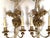 1940s Early 20th C. Hand Carved Continental Parcel Gilt Eagle Motif Wall Sconces - A Pair For Sale - Image 5 of 11