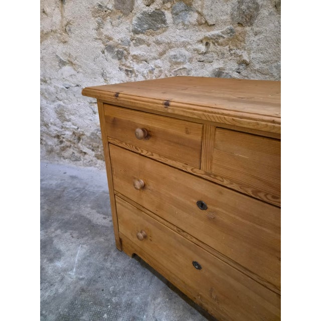 Antique Rustic Pine Chest of Drawers, 1890s For Sale - Image 16 of 18