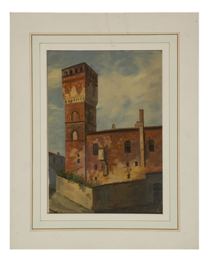 Early 20th Century Italian Landscape Painting