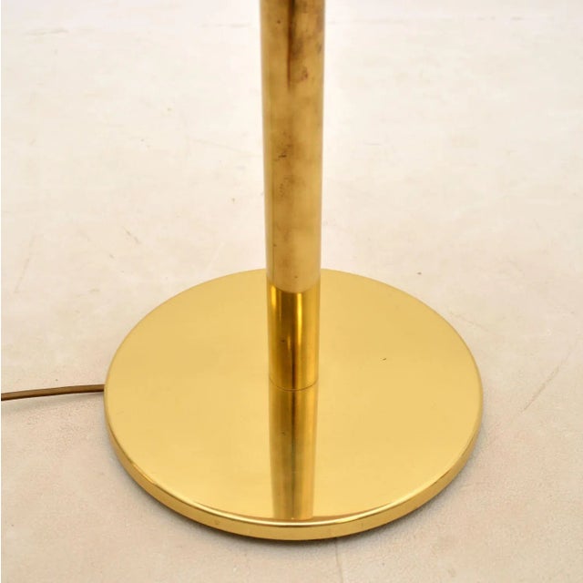 Metal Vintage French Brass Table Lamp, 1970s For Sale - Image 7 of 8