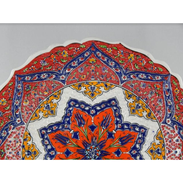 Turkish Handcrafted Wall Plate For Sale - Image 4 of 7