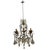 Large Beaded Crystal Florentine Chandelier, 1950s For Sale - Image 10 of 10