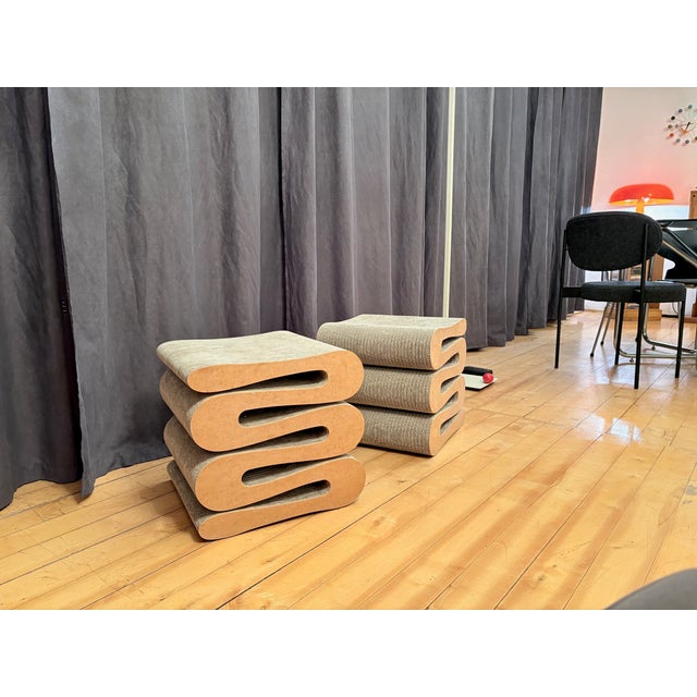 Wiggle Stools by Frank Gehry for Vitra, 1990s, Set of 2 For Sale - Image 6 of 17