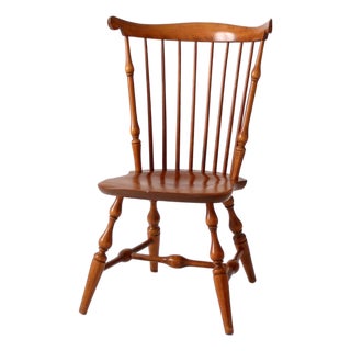Vintage Nichols & Stone Fan Back Windsor Chair For Sale