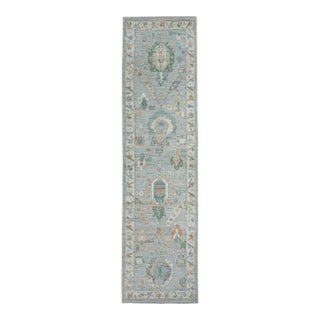 Oushak Rug 2'8" x 10'2" #17186 For Sale