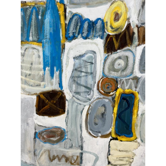 2020s Contemporary Abstract Original Oil Painting on Canvas For Sale - Image 5 of 12