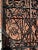 Truly impressive set of late 20th Century, monumental black wrought iron driveway gates having an exuberant scrollwork and...