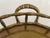 Metal 1970s Hollywood Regency Brass Faux Bamboo Rail Round Serving Tray For Sale - Image 7 of 10