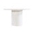 Elora White Lacquer Round Dining Table For Sale In Los Angeles - Image 6 of 8
