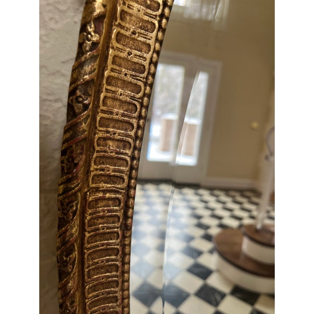 Large French Oval Friedman Brothers Mirror For Sale In Houston - Image 6 of 6