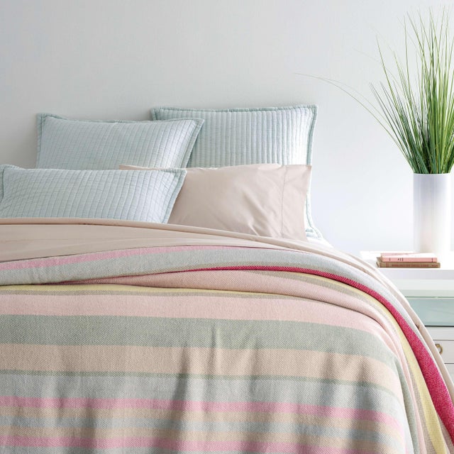 Pine Cone Hill Pine Cone Hill by Annie Selke Ingrid Blanket, Twin For Sale - Image 4 of 5