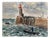 Jean Jacques René, The Pier at Fécamp, Oil on Canvas For Sale