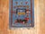 Folk Art Vintage Zabihi Collection Blue Persian Souf Pictorial Kilim - 1'8" x 3'2" For Sale - Image 3 of 5