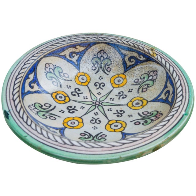 Moorish Ceramic Plate For Sale - Image 9 of 11