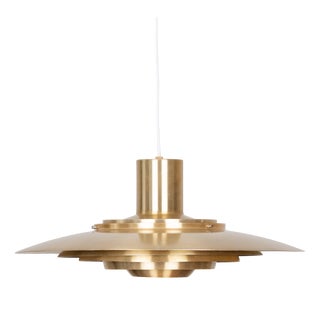 Vintage Danish P376 Pendant Lamp by Fabricius Kastholm for Nordisk Solar, 1964 For Sale