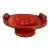 Large Italian Fortunata Attributed Terracotta Centerpiece Bowl, Oxblood Red. Perfect Accent for French Country, Cottage Core or Rustic European Decor For Sale