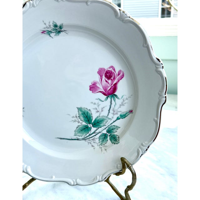 Mid 20th Century Chalet Rose Chop Plate (Round Platter) For Sale In New York - Image 6 of 11