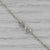 0.20ctw Diamond Flower Cluster Pendant Necklace 14k White Gold 16" Bead Chain For Sale - Image 4 of 6