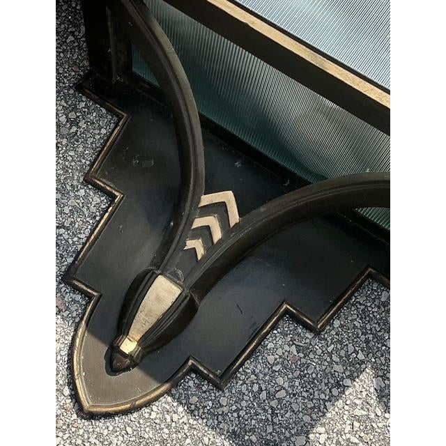 Vintage Monumental Copper Wall Sconces - A Pair For Sale - Image 9 of 12