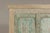 Brown Reclaimed Wood Almirah Armoire with Weathered Green Patina and Three Shelves For Sale - Image 8 of 12