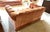 Textile 1980s Henredon Schoonbeck Peach Velvet Tuxedo Sofa For Sale - Image 7 of 11