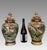 Japanese Large Antique Japanese Lidded Ginger Jars With Whimsical Exotic Birds, Flowers & Gilt Accents, a Pair - Shimazu Family For Sale - Image 3 of 15