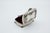 Embossed Silver Jewelry Box with Hinged Lid, in Good conditions. Designed 1980 to 1989