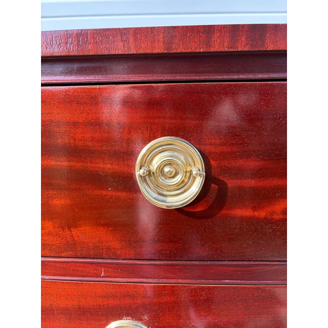 Baker Furniture Company 1990s Baker Furniture Mahogany Chest of Drawers For Sale - Image 4 of 11