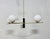 Chandelier with White Opal Spheres, 1960s For Sale - Image 11 of 12