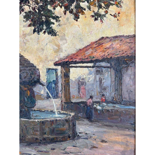 Old Fountain at Cadenet, Vaucluse – André Beronneau This magnificent painting, signed by the French artist André...