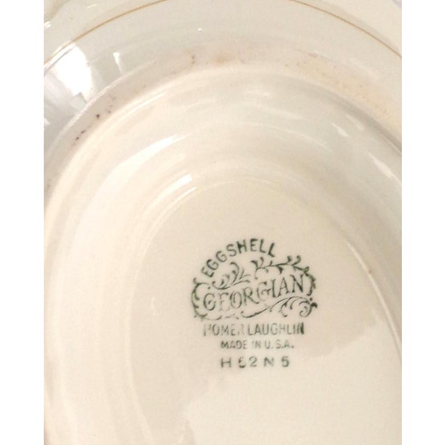 1940s 1940s Homer Laughlin Vegetable Bowl / Soup Tureen, Georgian, Countess Pattern, Eggshell For Sale - Image 5 of 5