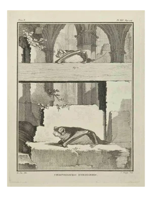 Louis Legrand, Chauvesouris, Etching, 1771