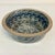 American 1996 Vintage Americana Folk Art Blue Sponge Wear Bowl, Artist Signed. For Sale - Image 3 of 12