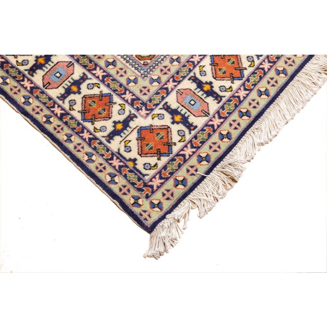 Vintage Hand-Knotted Persian Ardebil Rug 4'6" X 6'7" For Sale In Washington DC - Image 6 of 15