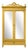 Louis XVI Yellow Painted Mirror Door Armoire For Sale