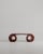 Custom Limited Edition, Rosso Lepanto Marble Stone Eye Bench By Esther Knopfler Dimensions: L 140 x W 45 x H 45 cm...