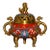 Vintage Chinese Cloisonné Tripod Censer With Dragon Handles and Lion Finial - 652g For Sale