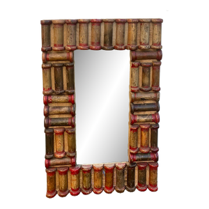 Vintage Old Spool Fragment Mirror