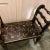 Mid 20th Century Black & Gold Chinoiserie Regency Style Bench For Sale - Image 6 of 7