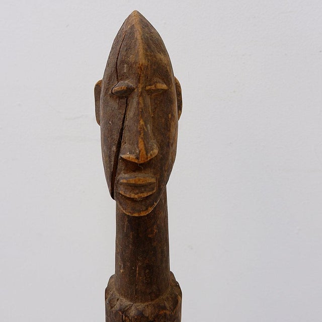 African Lobi Head Altar from Burkina Faso, 20th, 1950s, Metal and Wood For Sale - Image 6 of 15
