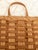 Vintage Beautiful Cherokee White Oak Wall Basket – Orig. Certification Tag by Renowned Alyne Driver For Sale - Image 10 of 15
