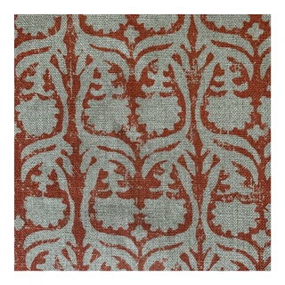 Penny Morrison Ashok Linen Fabric - 3/4 Yards For Sale