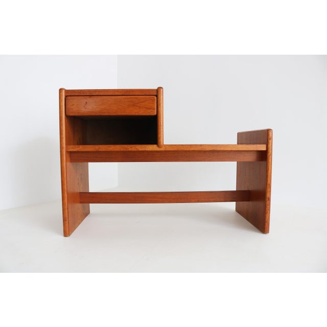 Wood Mid-Century Danish Teak Hall Bench by Bornholm Møbelfabrik, 1960s For Sale - Image 7 of 16